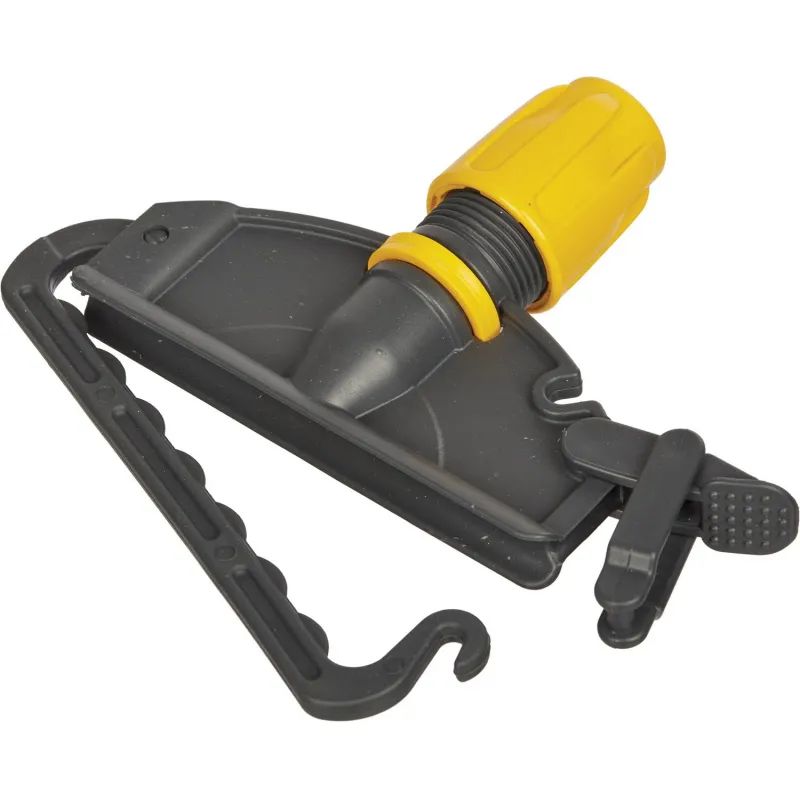 Держатель МОПа Кентукки 15см пластик т.серый/желтый IM210