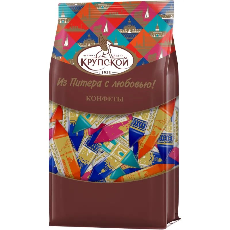 Конфеты шоколадные Ленинградские 200 гр Ф-ка им. Крупской