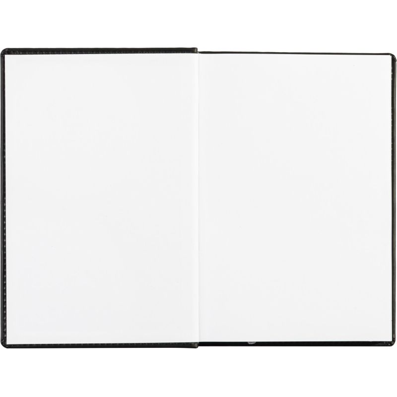 Ежедневник недатированный черный,А5,148х218мм,176л,ATTACHE ВИВА