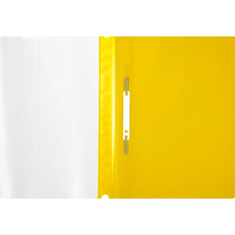 Скоросшиватель пластиковый A4 Attache желтый 10шт/уп Россия