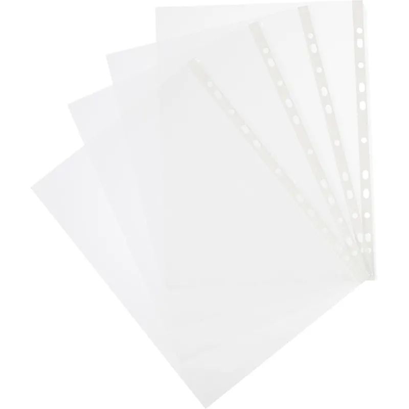 Файл-вкладыш А4 Attache, Стандарт,30мкм с перф,100 шт., рифлен.пов