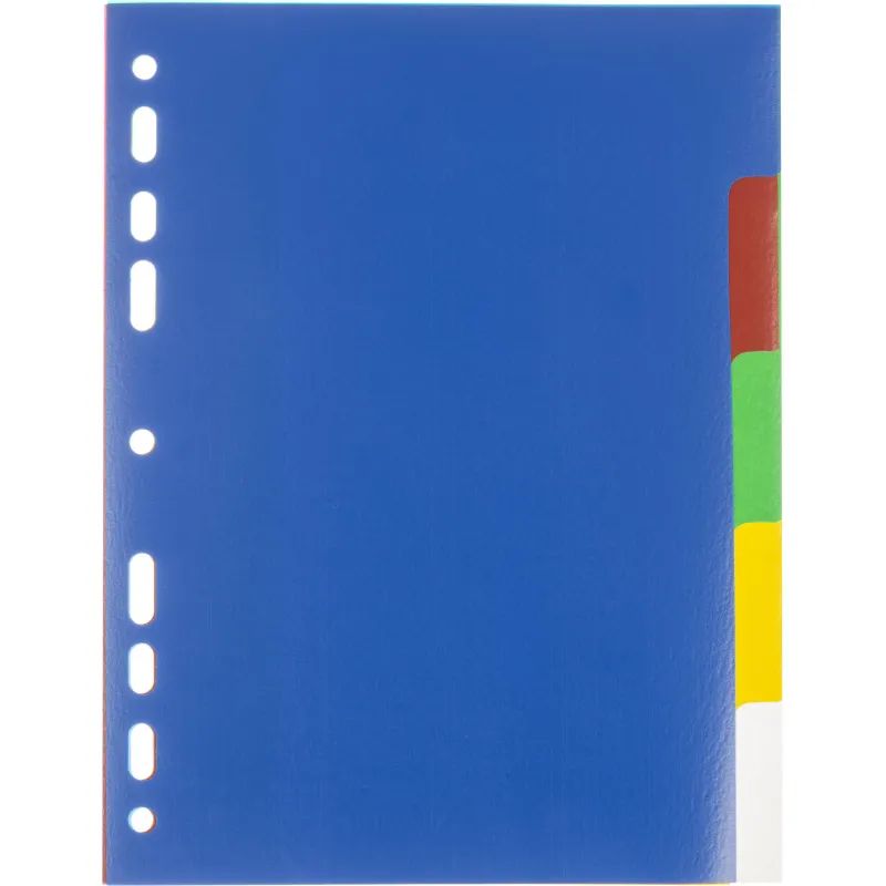 Разделитель листов 5, цв. пластик. А5 , Attache