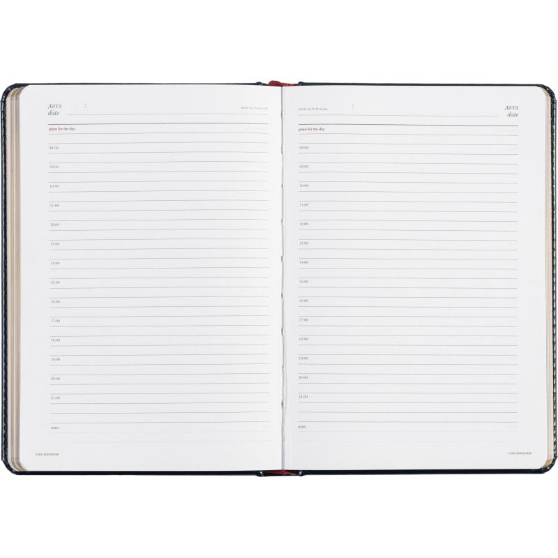 Ежедневник недатированный синий,А5,145х205мм,136л, Sidney NEBRASKA 3-128/04