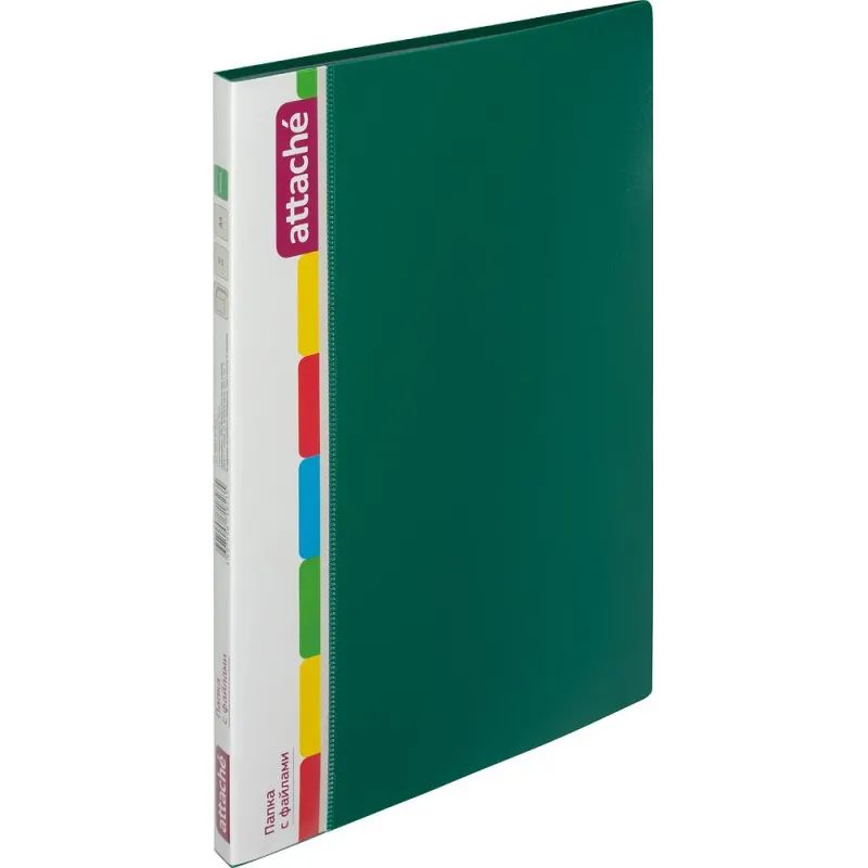 Папка файловая ATTACHE KT-30/07 зеленая Россия