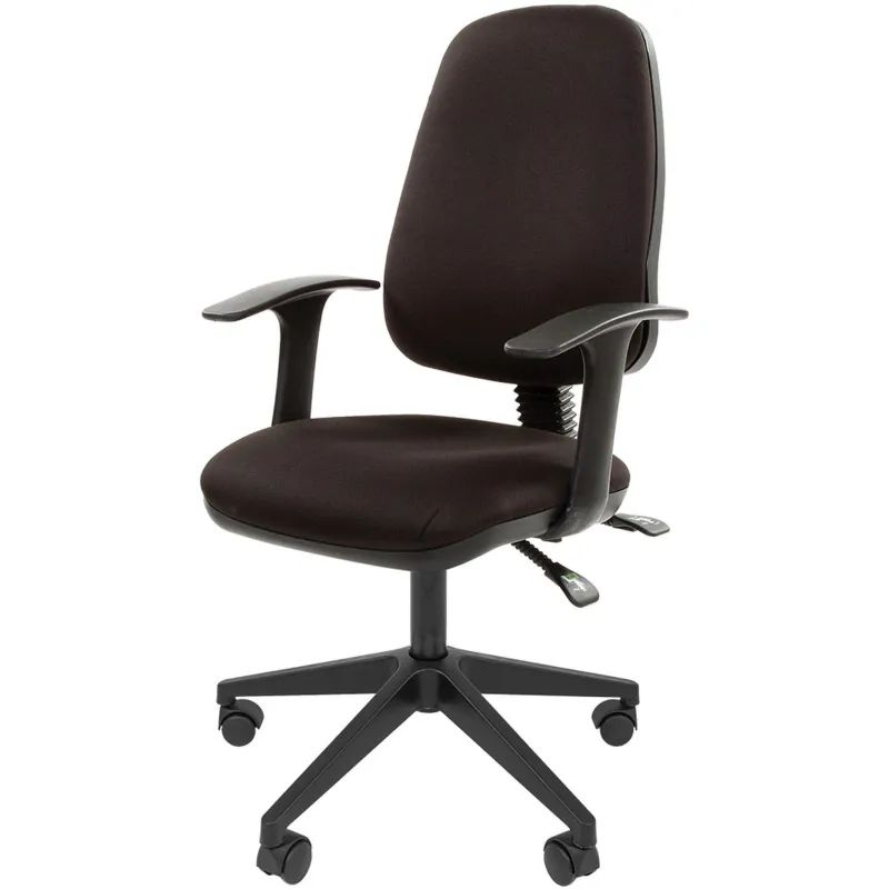 Кресло VT_CH661 пластик, ткань черная 30-21 (15-21)