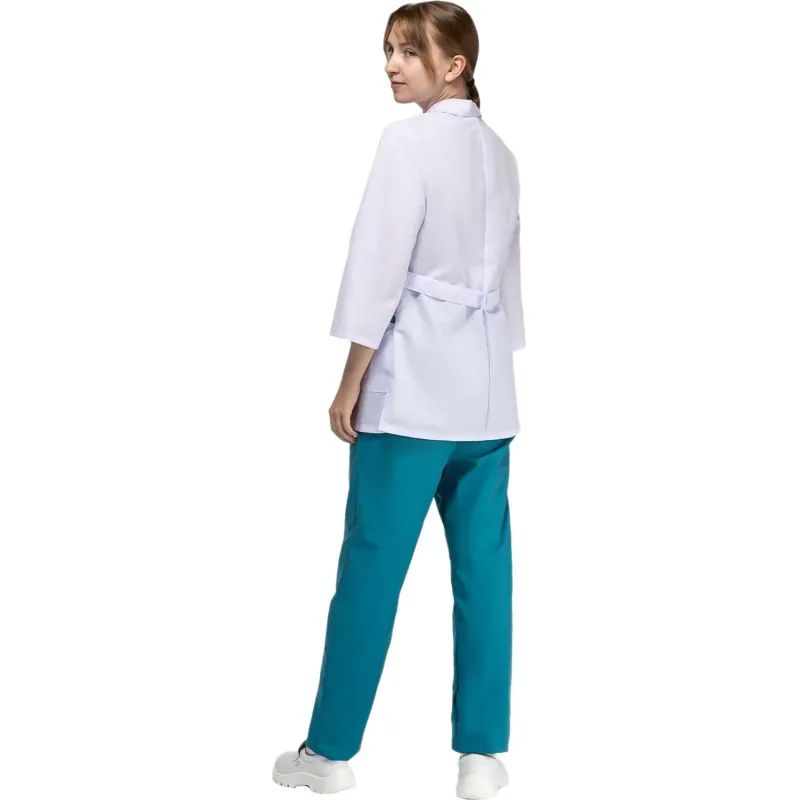 Костюм для медицинского персонала м01-КБР жен. цв.бел/бир (р.44-46) 170-176