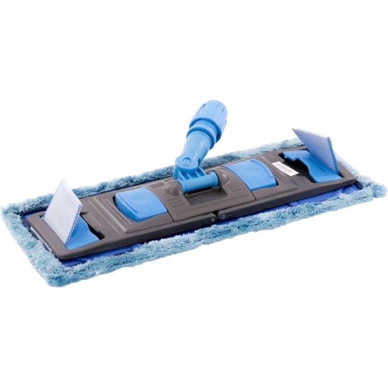 Держатель МОПа универс. пластик 40х11см т.серый/синий NPK195