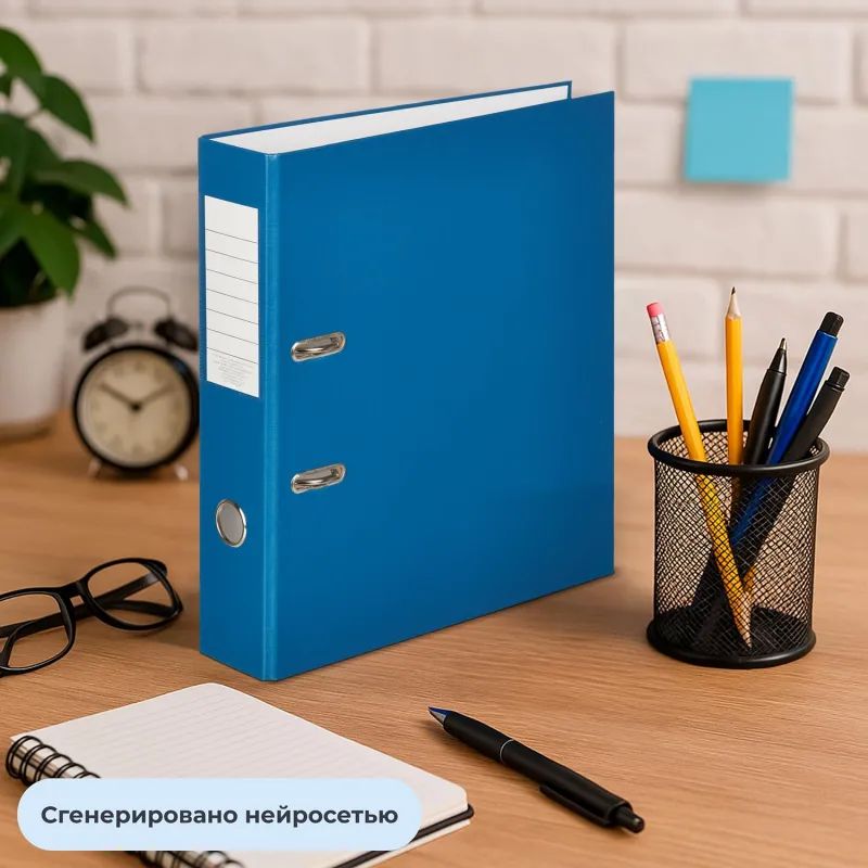 Папка-регистратор Attache Economy, 75мм, 10шт/уп, cиний,ПБП1,карм.кор