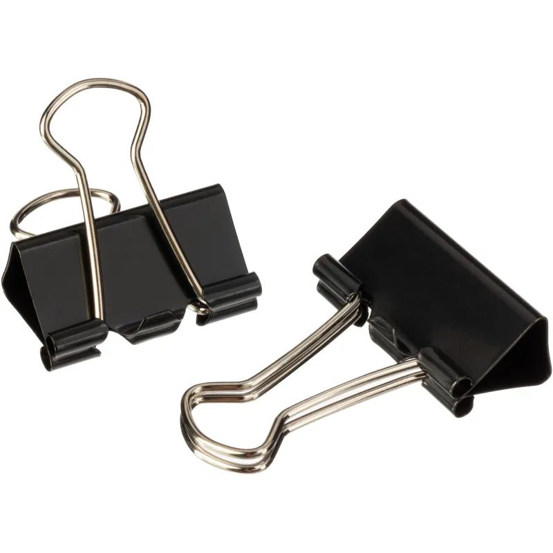 Зажимы для бумаг ассорти (19мм,25мм,32мм), 12шт/уп Attache, пласт.бокс