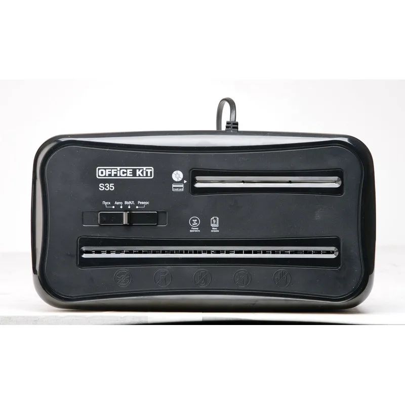 Шредер (уничтожитель) Office Kit S35, 4ур.секр., 9лист, 14л