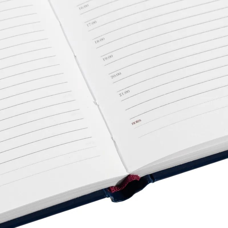 Ежедневник недатированный синий,А5,145х205мм,136л,Ideal 3-122/05