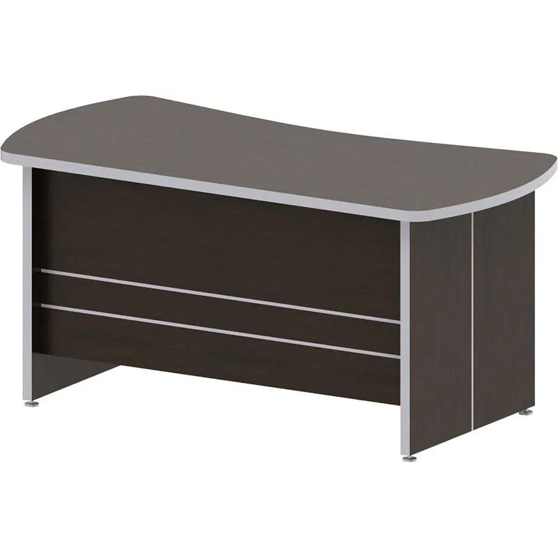 Стол САТУРН-Д для рук-ля эргоном. 1600 (800,023) венге(854)