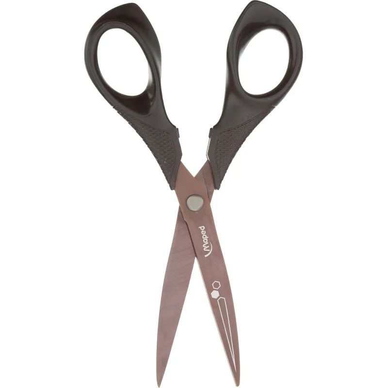 Ножницы Maped TITANIUM 170мм,титан.покр.,эргономич.пласт.ручки,черн,684110