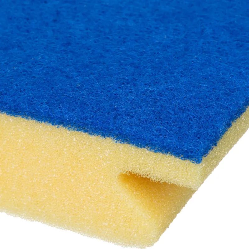 Губка Vileda для ванной (синий абразив)13х16,5 см 535895