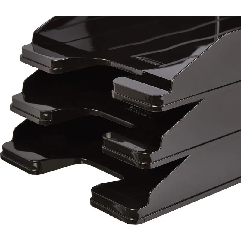 Лоток горизонтальный Attache Economy черный, ОФ 444