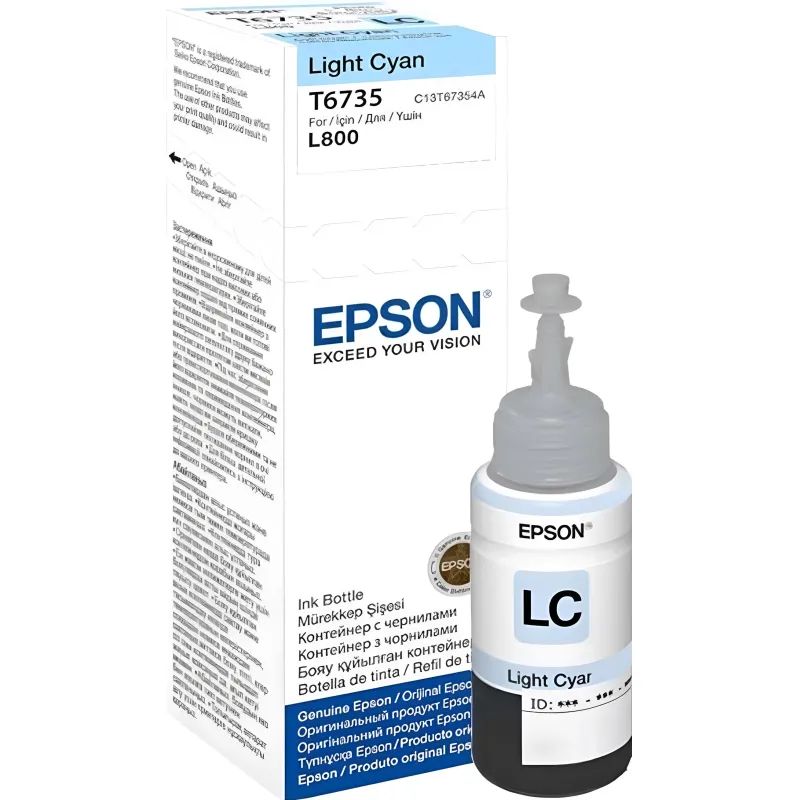 Чернила Epson T6735 C13T67354A/C13T673598 св.гол. для L800