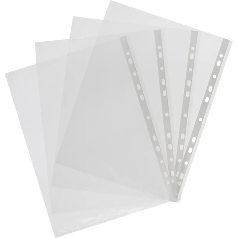 Файл-вкладыш А4 35 мкм, рифленые Attache, 100 шт.упаков