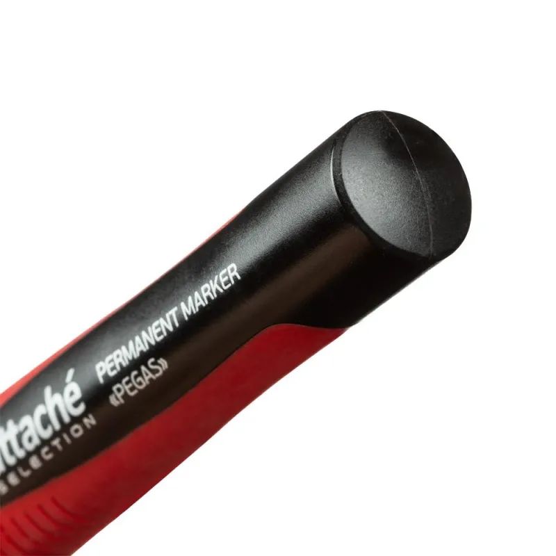 Маркер перманентный Attache Selection Pegas красный, 2-5мм