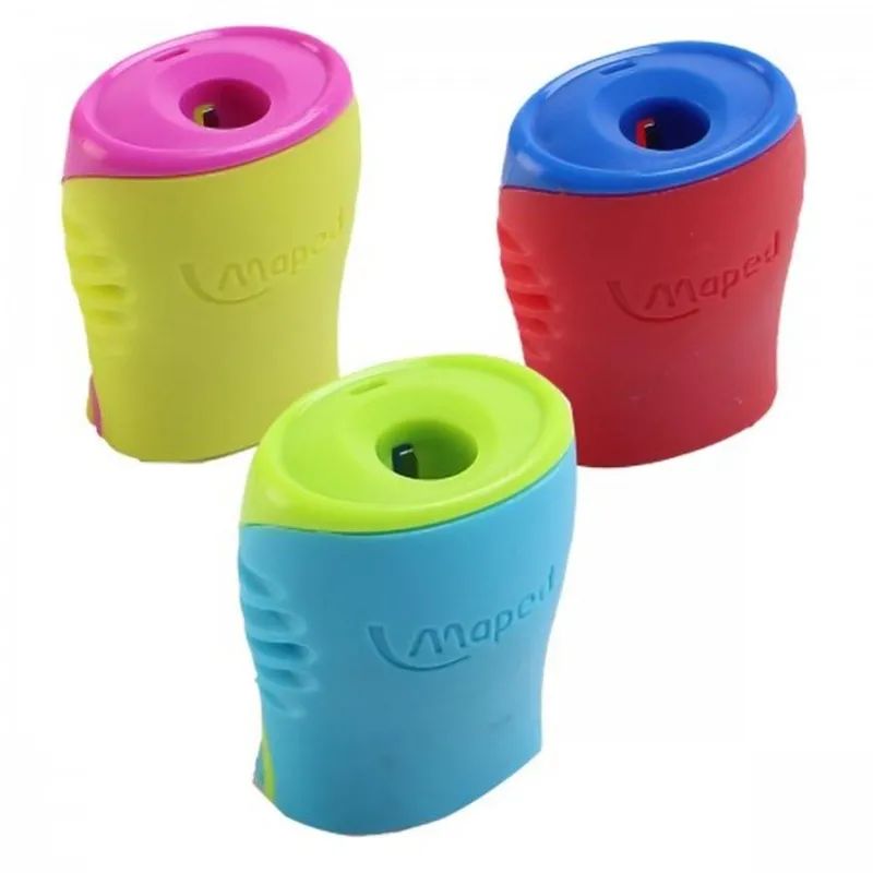 Точилка Maped BOOGY,1 отверстие до 8 мм,с контейнером,пластик,ассорти,63311