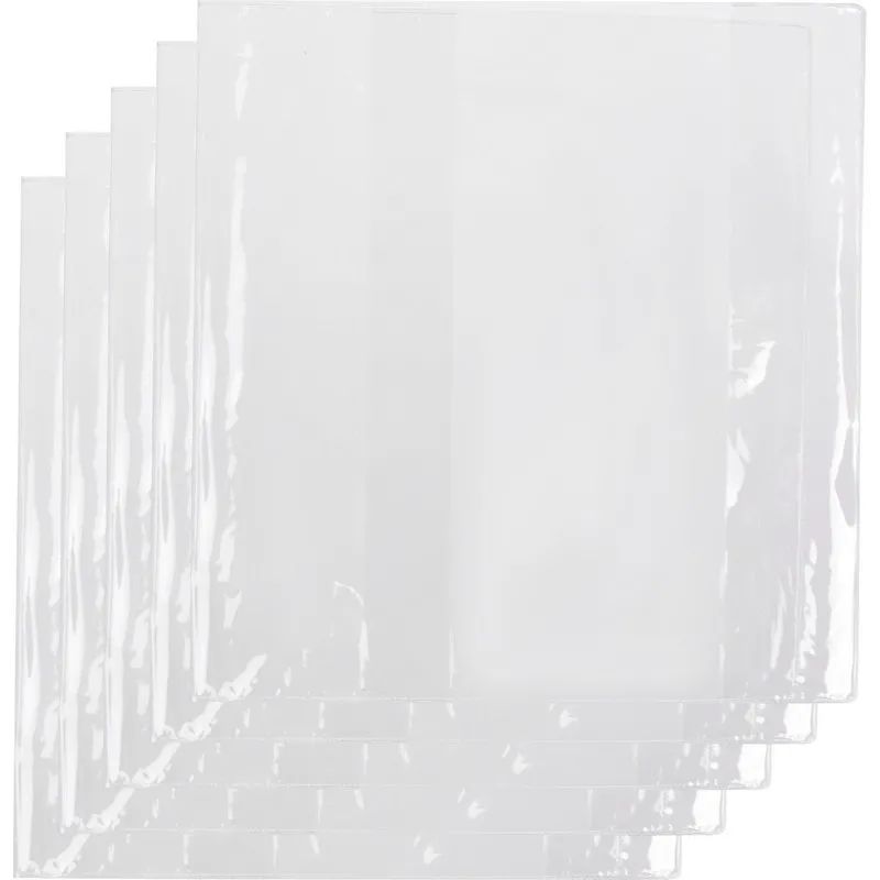 Набор обложек , д/учеб, конт. карт, 5шт,302х560,ПВХ,110мкм