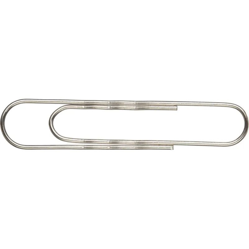 Скрепки Attache никелированные, 78 мм, гофрированные,европодвес, 30 шт/уп