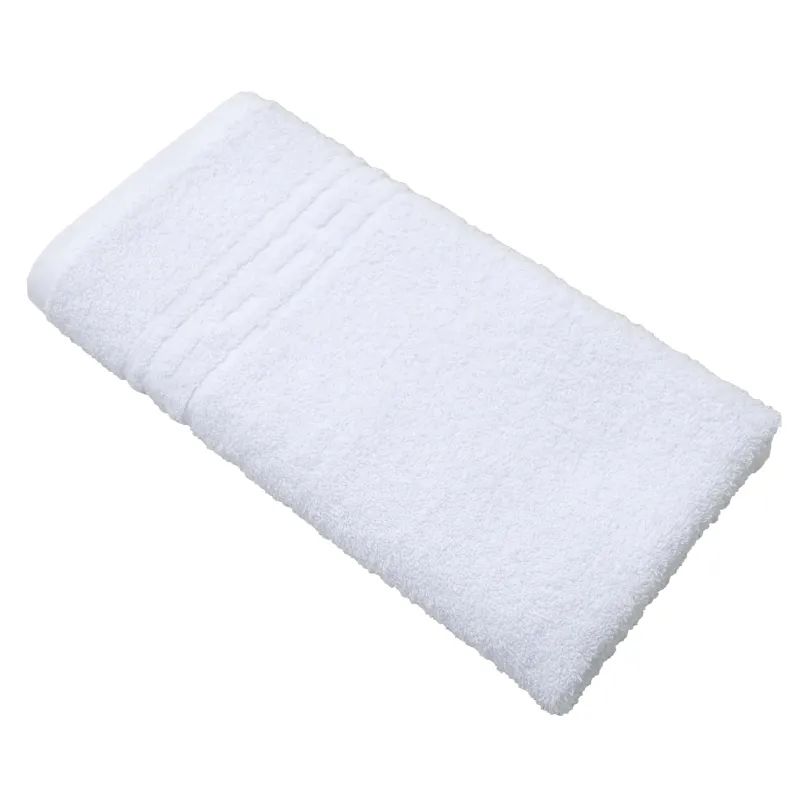 Полотенце махровое Luscan 70х130, 380 гр/м2, Ocean белый, 10 шт