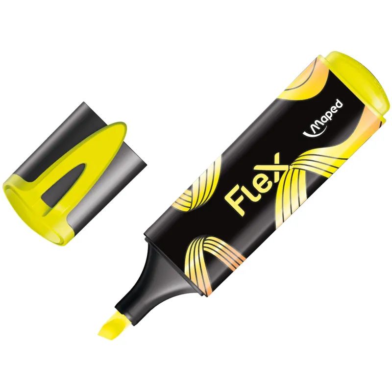 Набор текстовыделителей Maped FLUO PEP&#039;S FLEX,1-5мм,4цв/наб, 740300