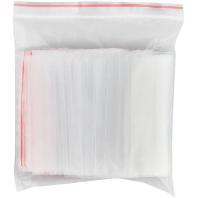 Пакет с замком (Zip Lock) 10 х 10 см, 40 мкм, 100 шт/уп