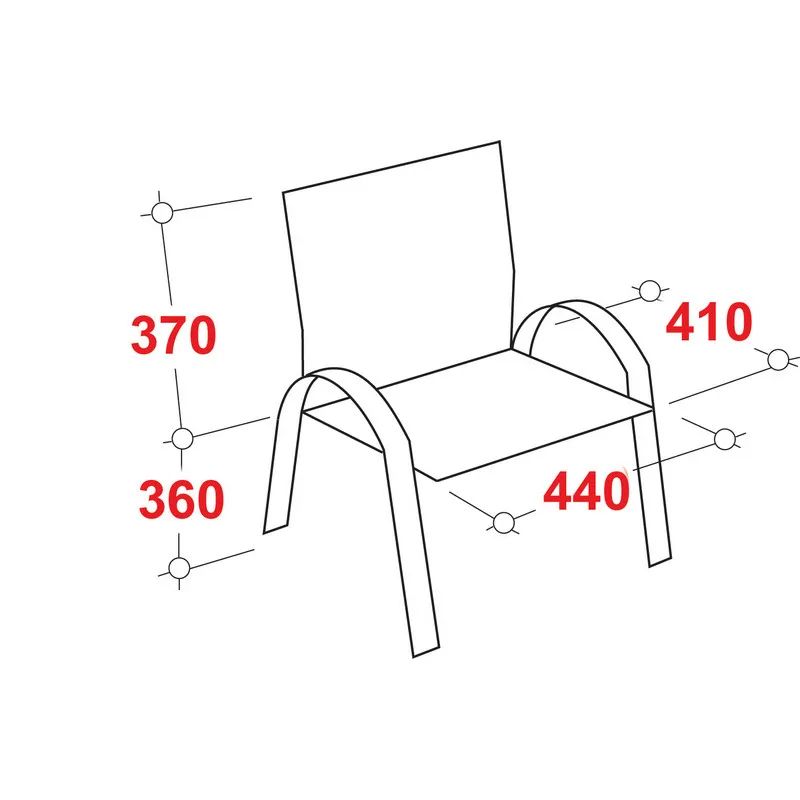 Стул BN_TQ_Стул Echair-802 VP к/з черный,без подл., хром