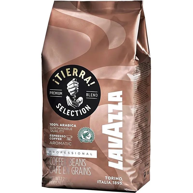 Кофе Lavazza Tierra в зернах, 1кг