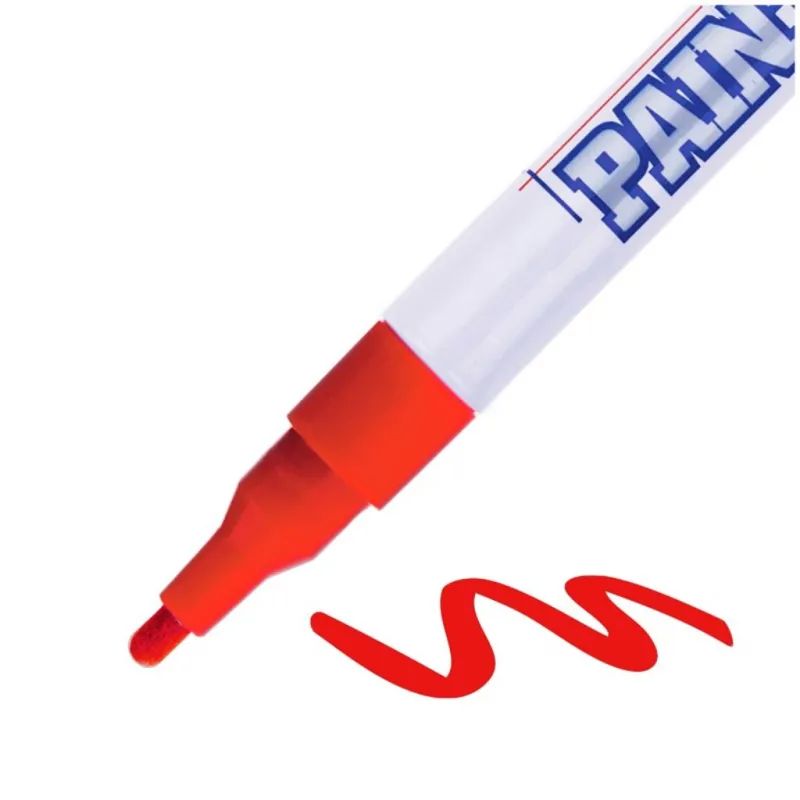 Маркер лаковый MunHwa 2 мм красный