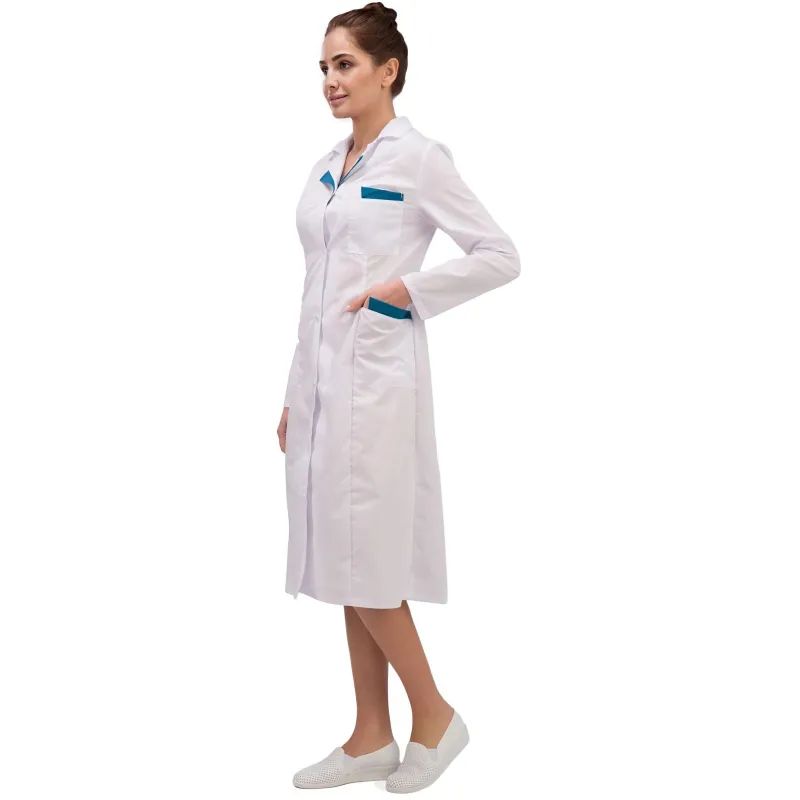 Халат для медицинского персонала м01-ХЛ женский (р.40-42) 170-176