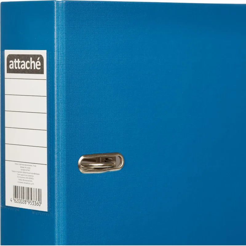 Папка-регистратор Attache Economy, 75мм, cиний, ПБП1, карм.кор