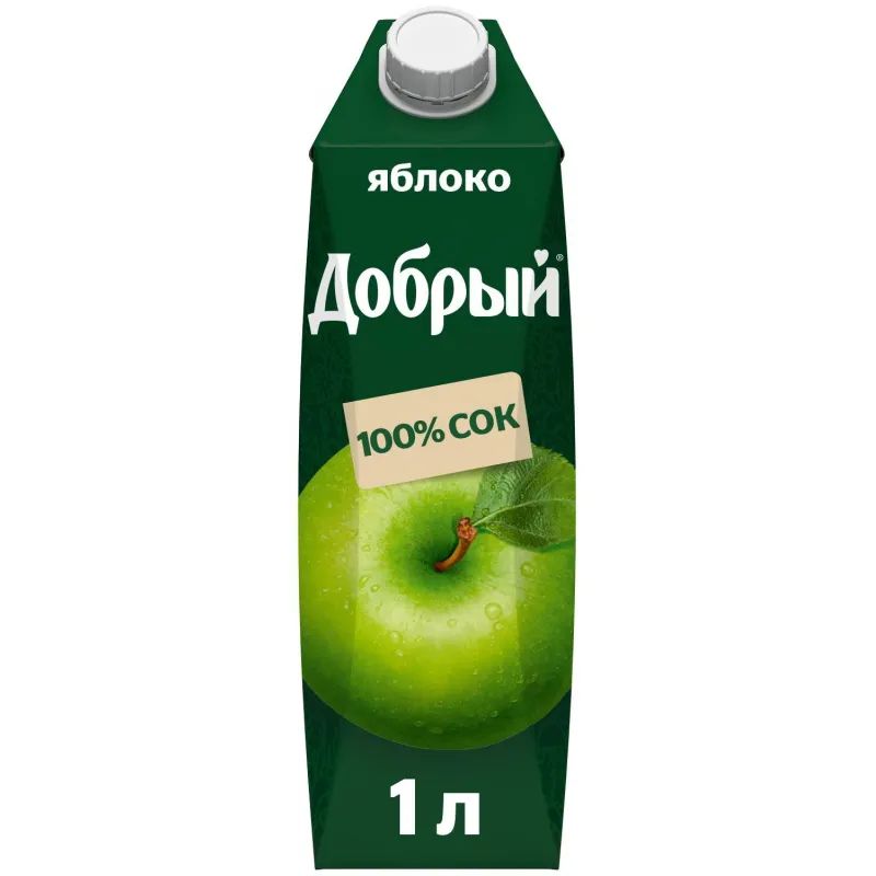Сок Добрый яблочный 1 л
