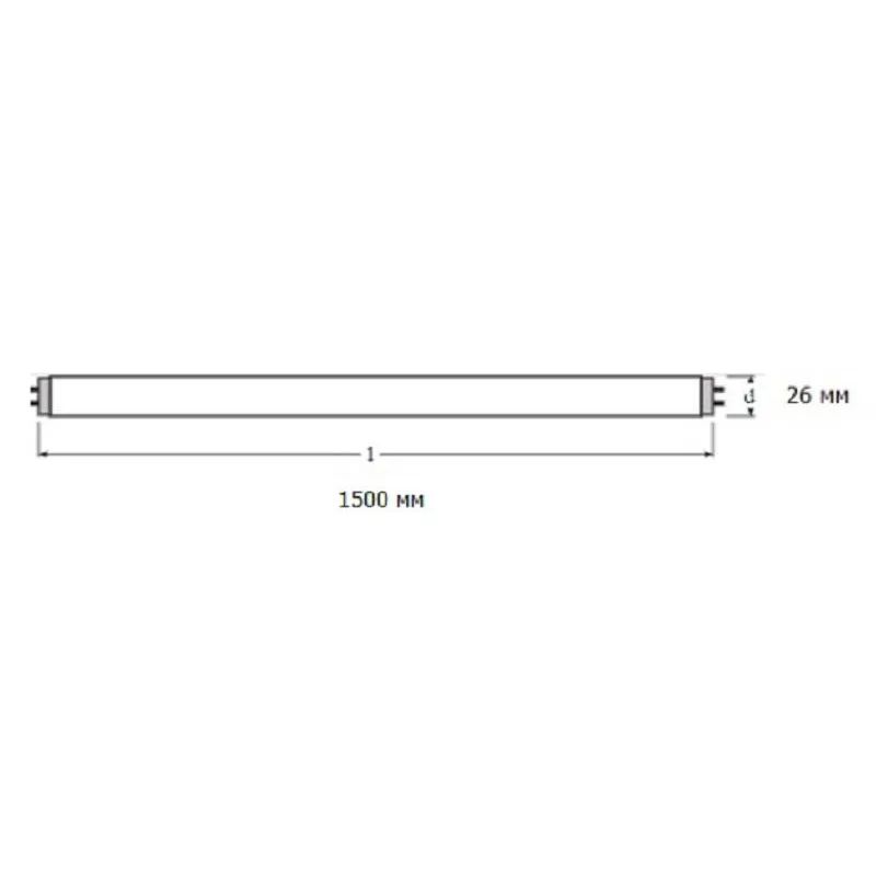 Лампа люминесцентная Osram  L 58W/765 G13 6400К хол.дневн. 25шт/уп