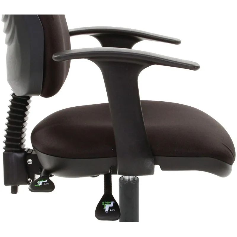 Кресло VT_CH661 пластик, ткань черная 30-21 (15-21)