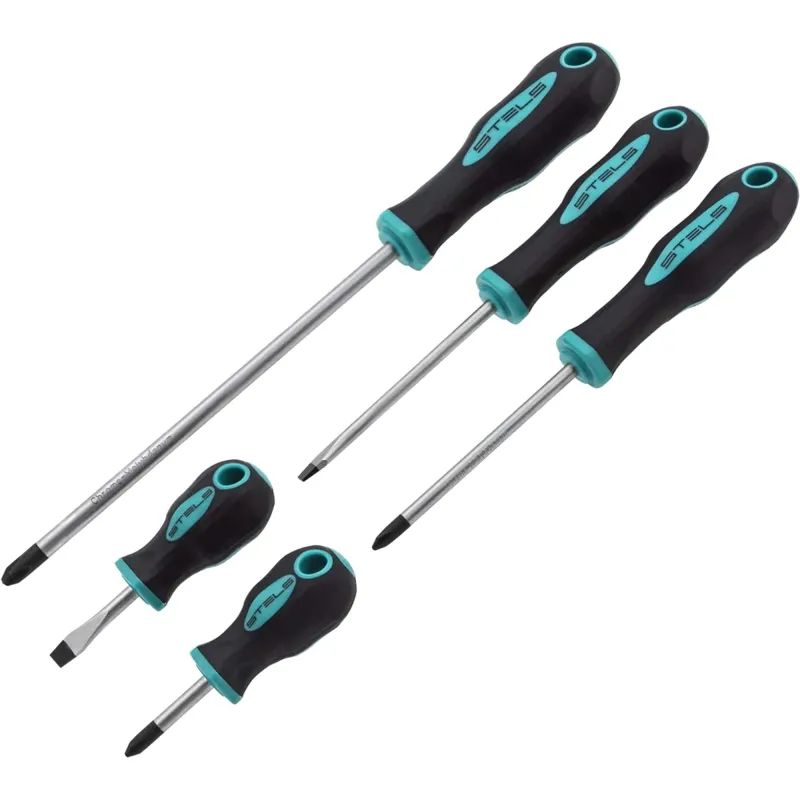 Набор инструмента STELS, CrV, 76 предметов, кейс(14104)