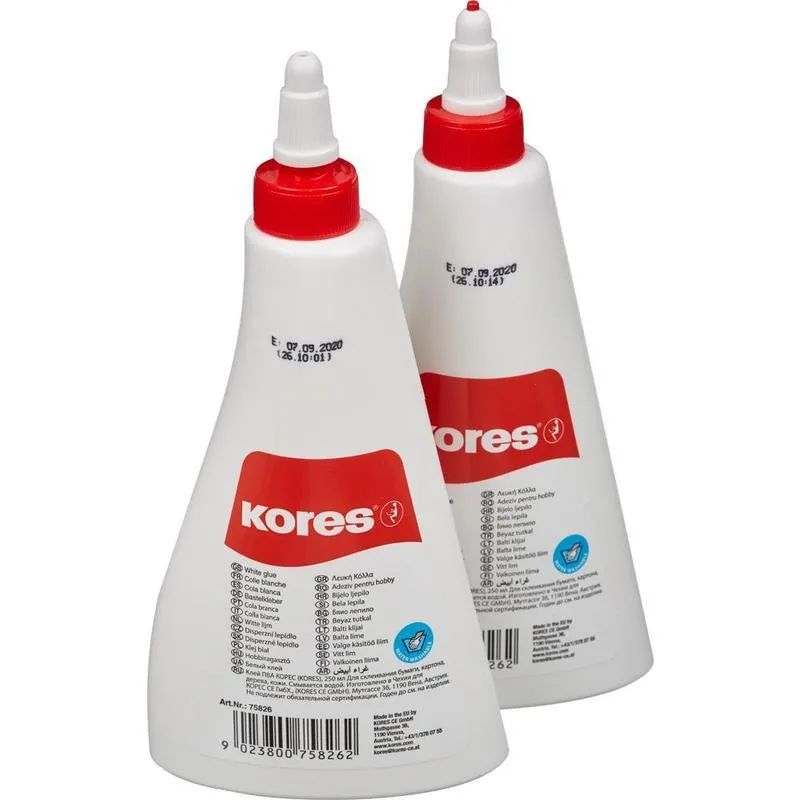 Клей ПВА 250мл KORES &#039;75826