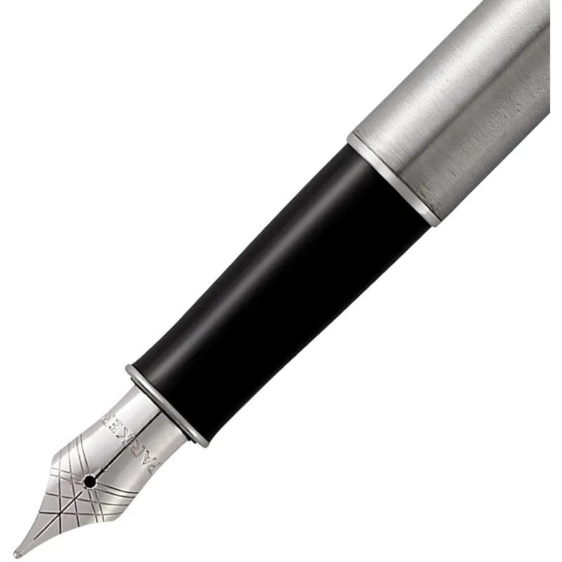 Ручка перьевая PARKER SONNET STAINLESS STEEL СT 2 черных картрид 1931509