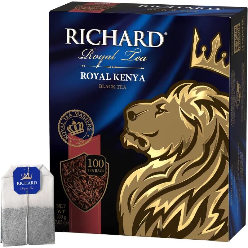 Чай Richard Royal Kenya черный, 100 пакетиков