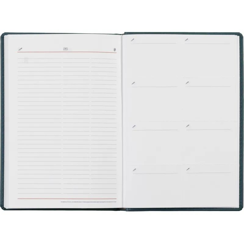 Ежедневник недатированный бирюзовый,А5,143х210мм,176л,ATTACHE Сиам