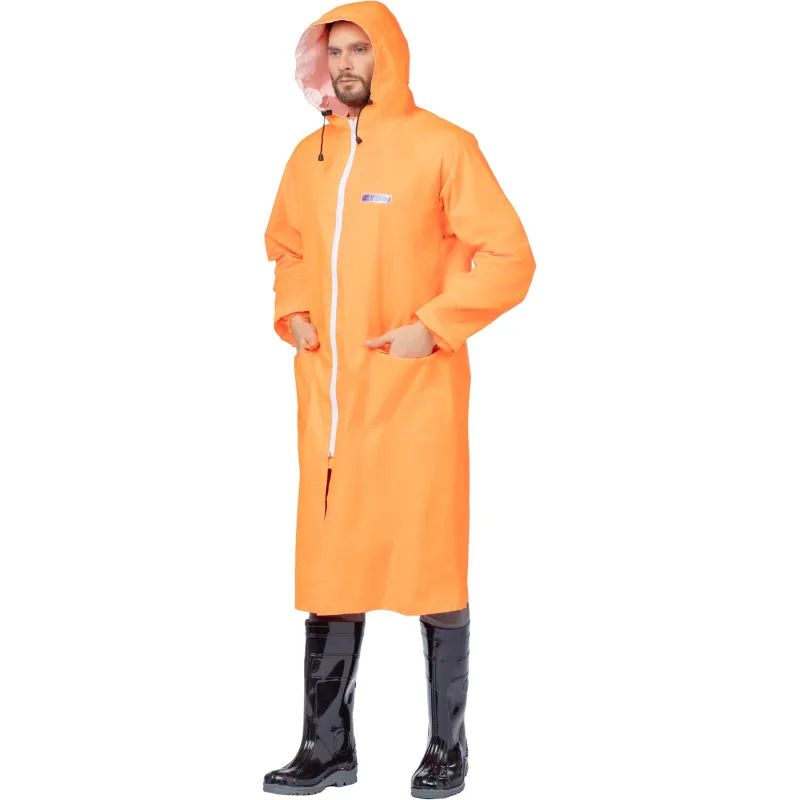 Плащ влагозащитный ПВХ Poseidon орж 52-54/170-176
