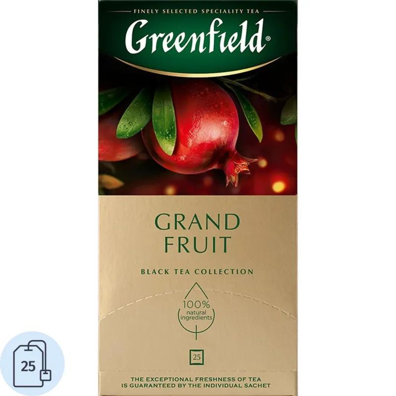 Чай Greenfield Grand Fruit черн., 25пак