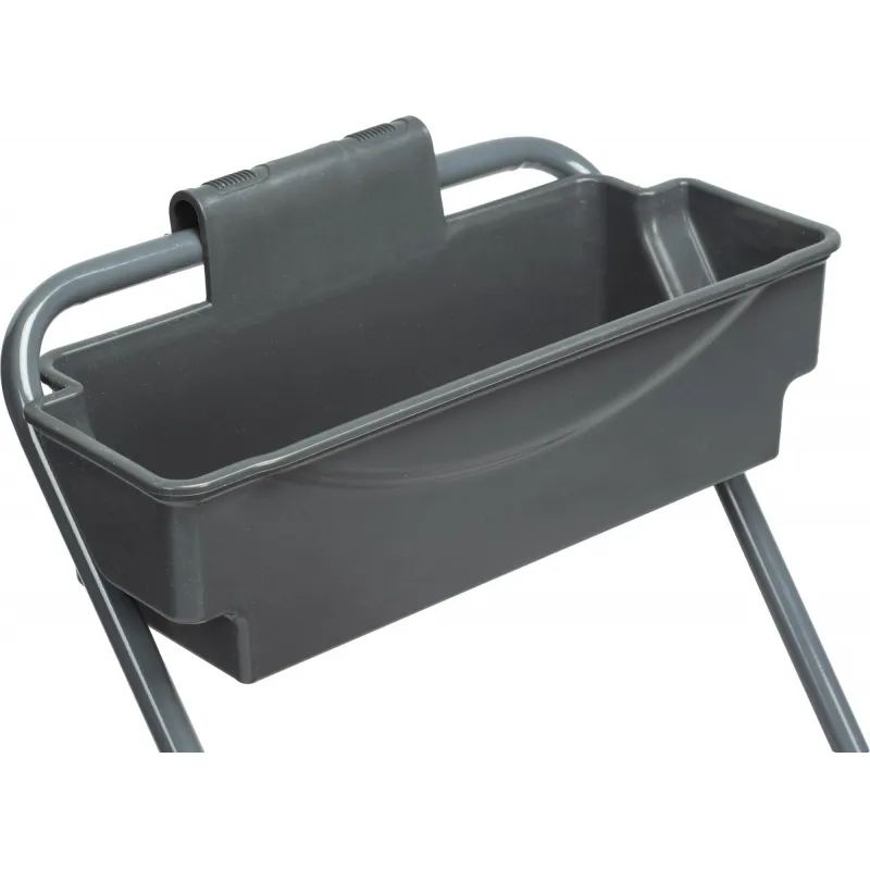 Тележка уборочная одноведерная 25л отжим, контейнер, мет.каркас ТК722