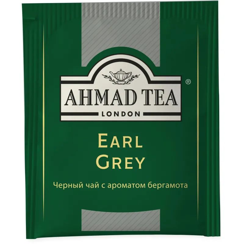Чай Ahmad Earl grey черный бергамот 100пак/уп 5951-08