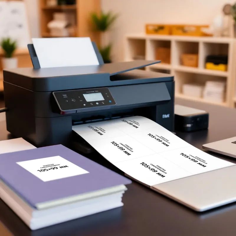 Этикетки самоклеящиеся 105х99 мм/6 шт.на лис. А4 (100 лист