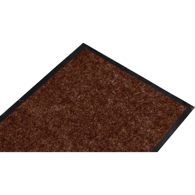 Коврик входной влаговпитывающий 50х80 см коричневый