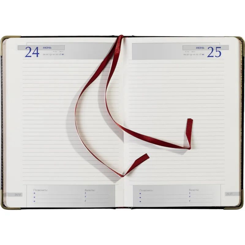 Ежедневник полудатированный черный А5 IMPERIUM 3-023/120