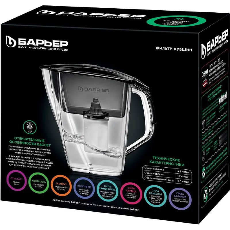 Фильтр -кувшин Барьер Grand Neo (4.2 / 2.3л) ультрамарин, B011P00