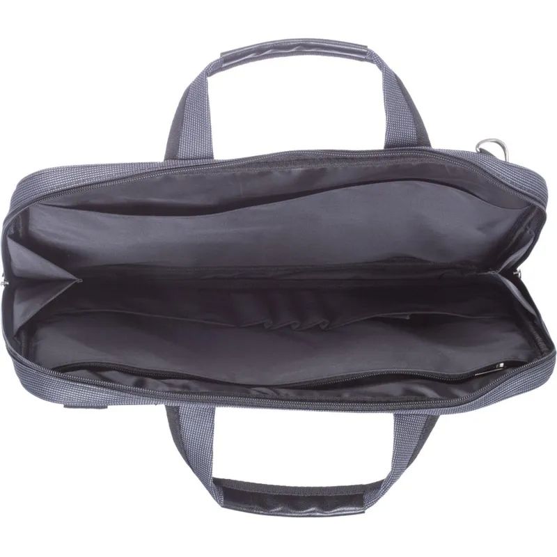 Сумка для документов полиэстр 370х265х30 мм мод. 587 (серая)